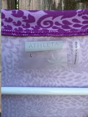 NWOT Athleta Nectar Faux Wrap Dress Purple Size Large thumbnail 6