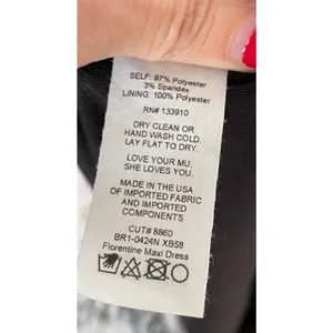 Show Me Your Mumu Floretine Maxi One Strap Maxi Dress Black Size Small NEW thumbnail 7