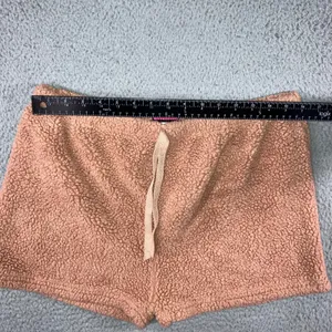 Sherpa Fleece Loungewear Shorts Women XL‎ Drawstring Cozy Soft thumbnail 3