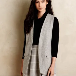 Anthropologie Elevenses Easton wool vest SZ:S thumbnail 4