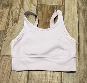 Offline by Aerie Seamless Ribbed Sports Bra thumbnail 1