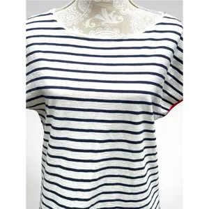 Boden Paulina Jersey Midi Dress US 8R Striped Cotton Coastal Preppy Breton thumbnail 7