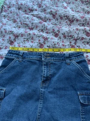 Vintage Old Navy Denim Mini Skirt - Blue thumbnail 5