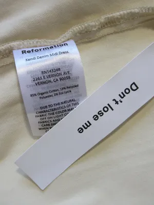 NWT Reformation Kendi Denim Midi in Fior Di Latte Sleeveless Stretch Dress 6 thumbnail 8