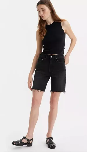 Levi’s Ribcage Bermuda Women's Shorts size 23 thumbnail 1