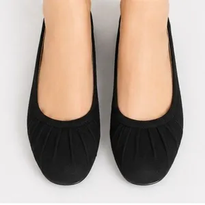 Journee Womens Flats Size 7.5 Black Tannya Slip-On Round Toe Ballet Dress Shoes thumbnail 4