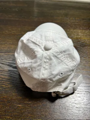 Adidas Solid White Classic Logo Casual Hat OSFW thumbnail 4