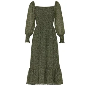 cupcakes and cashmere Demi Floral Smocked Dress M thumbnail 17
