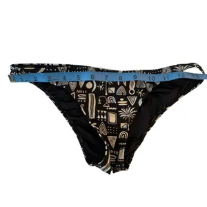 Onia Black & White Geo Tribal Print One‎ Shoulder Bikini Set Stylish Swimsuit XS thumbnail 4