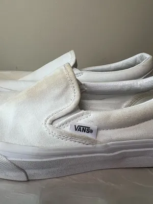 Vans White Slip On Sneakers Size 5 Project‎ thumbnail 3