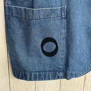 Lisa Josephs Vintage Longline Cotton Retro Oversized Denim Jean Jacket Pockets thumbnail 4