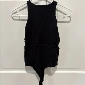 Abercrombie & Fitch Black Cutout Bodysuit thumbnail 4