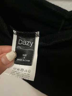 Dazy Black Off Shoulder Top thumbnail 3
