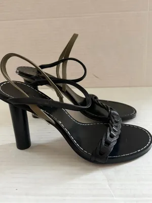 Rag & Bone Infinity cylinder braided black shoes High Heels size 36 thumbnail 4