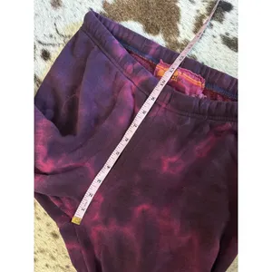 AVIATOR NATION Tie Dye Sweatpants Crystal Rose Size Small Purple thumbnail 7