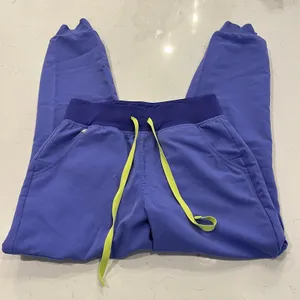 FIGS Zamora High-Rise Jogger Scrub Pant in Blueberry Size Small Petite thumbnail 3