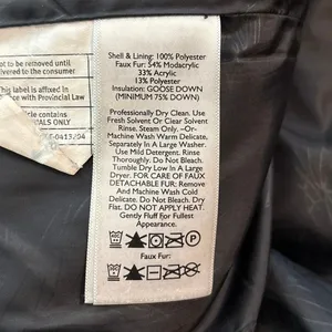 Eddie Bauer Women’s Size M Lodge Down Parka Coat Long Style 7494 Black thumbnail 7