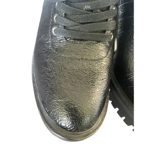Vince Camuto Ermania Lace up Combat Bolck Platform Boots Black 8.5 thumbnail 5