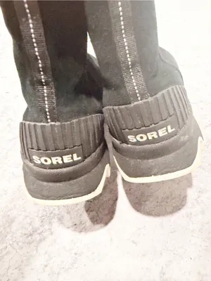 Sorel Kinetic Short Black Suede Faux Fur Lined Ankle Boots NL3128-010 Womens 6.5 thumbnail 5