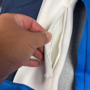 Ellesse Track Jacket Womens 12 Blue White Colorblock Full Zip Pockets Athletic thumbnail 9