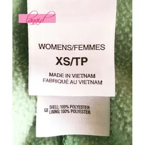 The North Face TKA 100 Full Zip Fleece Jacket Lime Green Fuzzy Teddy Warm Coat thumbnail 5