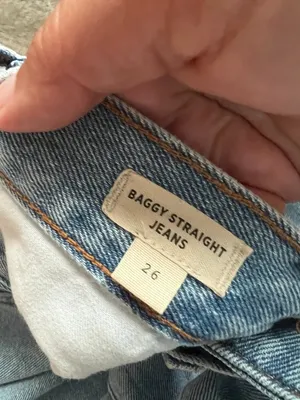 NWT Madewell baggy straight jeans size 26 thumbnail 9