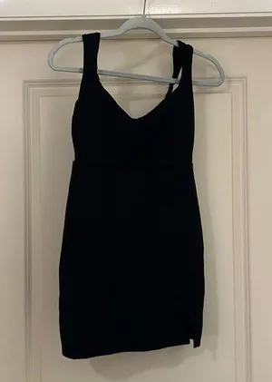 NEW Sweetheart Neckline A-line Split Tennis Golf Built in shorts Mini Dress S thumbnail 4