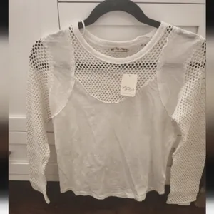 NWT People Mesh Accent Thermal Long Sleeve Shirt Size Small thumbnail 2