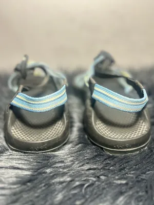 Women's Strappy Outdoor Sandal - Black with Teal Accents Sandals Size 9 thumbnail 6