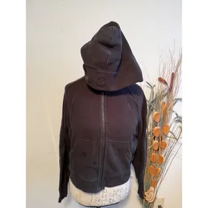 Lululemon‎ Scuba Oversized Full Zip Hoodie Black LW3EOZS Women XS/S thumbnail 2