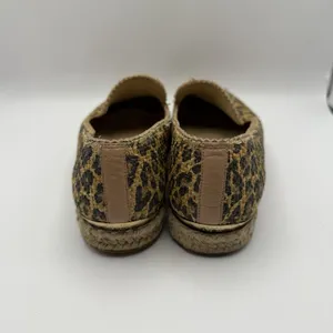 Stuart Weitzman Leopard Espadrille Flats‎ Shoes Women's Size 7.5M thumbnail 4