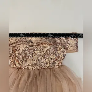 Faeriesty Sequin Bodice Tulle Prom Dress‎ Off Shoulder Formal Gown Evening Party thumbnail 8