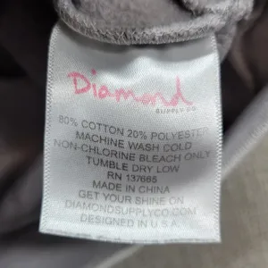 Diamond Supply Co. Womens Hoodie Size M Gray Colorblock Drawstring Pullover thumbnail 8