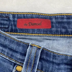 Adriano Goldschmied The Damsel Jeans Womens 28R Blue Denim Straight‎ Made In USA thumbnail 7