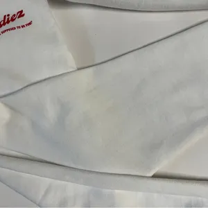 Goodiez Self Love Is The Best Love Sweatshirt & Joggers in White & Red thumbnail 6