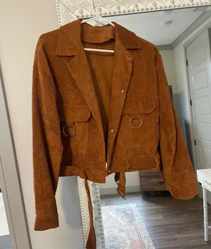 Corduroy Womens Jacket Size M thumbnail 1