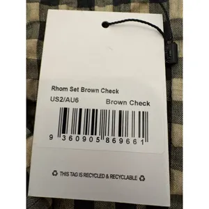Princess Polly Rhom Women 2 Brown Check Gingham Top Co-ord thumbnail 6