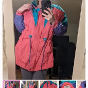 Vintage 80s 90s Pink Purple Women's Jacket wind proof streetwear barbiecore thumbnail 11