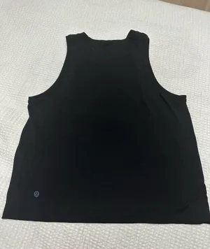 Lululemon black sleeveless tank size 6 thumbnail 1