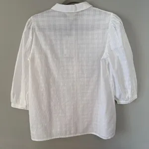 Seasalt Cornwall Hope Cottage Organic Cotton Blouse White NWT NEW 6 thumbnail 4