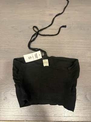 Blanco by Nature Havana Jeans cutout halter top thumbnail 2