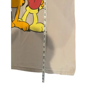 Garfield & Odie Beige Graphic Tee | Men’s Medium | Nickelodeon Cartoon Shirt thumbnail 7