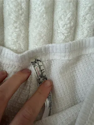 Free People Intimately Free White Knit lounge pants thumbnail 3