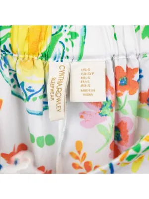 Cynthia Rowley Bell Pepper Button Front and Shorts Pajama Set thumbnail 8