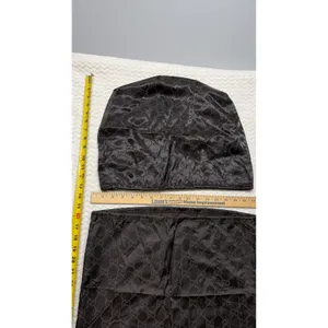 Gucci Dark Brown GG Monogram Satin Drawstring Dust Bags Set of 3 Luxury Storage thumbnail 5