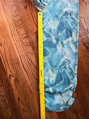 Jaded London Turquoise Swirl Knit Ruched Hem Track Pants High Rise Pants US 6 thumbnail 11
