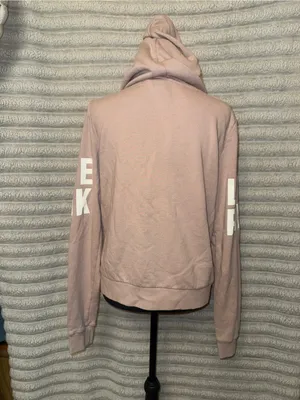 Victoria’s Secret PINK Y2K Light Pink Zip Hoodie L Fits S thumbnail 6
