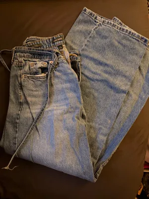 Wild Fable Jeans Baggy High-Rise Blue Women’s ripped thumbnail 1
