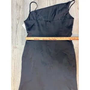 Birdy Grey Jennifer Matte Satin Black Dress, Bridesmaid, Formal, Evening, XL NWT thumbnail 7