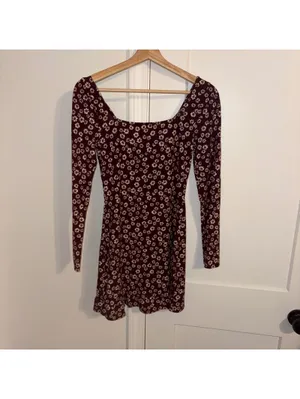 Reformation $128 Angeline Woman’s Small Floral Long Sleeve Mini Dress thumbnail 7